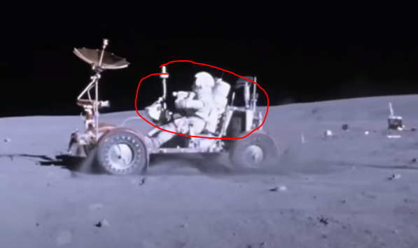 A film expert wonders about the pictures of the moon rover