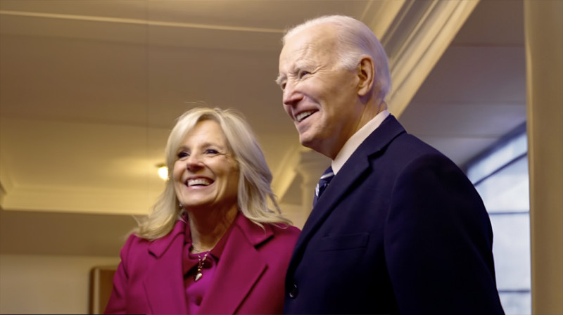Joe Biden klapt uit het bed