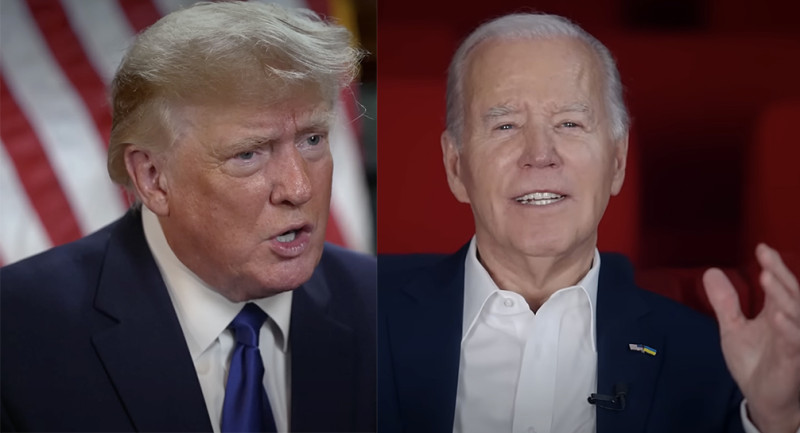 Eén van deze twee bompa’s wordt straks de nieuwe president van de VS