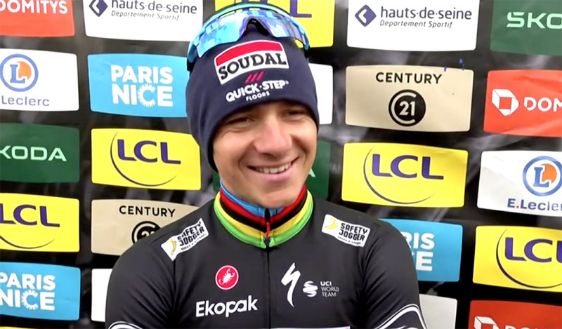 Evenepoel wint slotrit, maar boekt geen eindwinst in Parijs-Nice