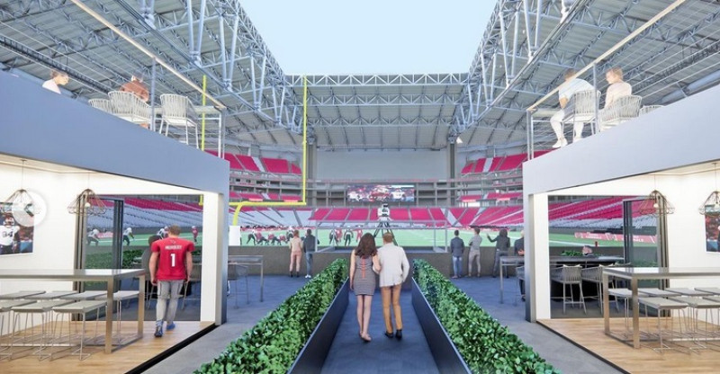 Arizona Cardinals zorgen voor nieuwe waanzinnige VIP-formule (video)