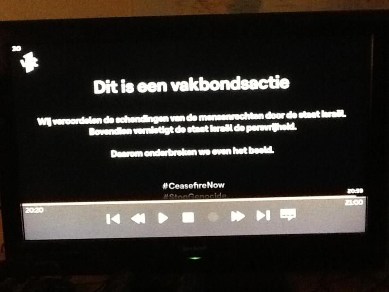 Vakbond van VRT misbruikt macht voor politieke boodschap