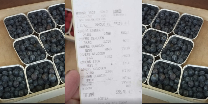 Woekerprijzen op braderij: 670 euro voor vier zakjes fruit