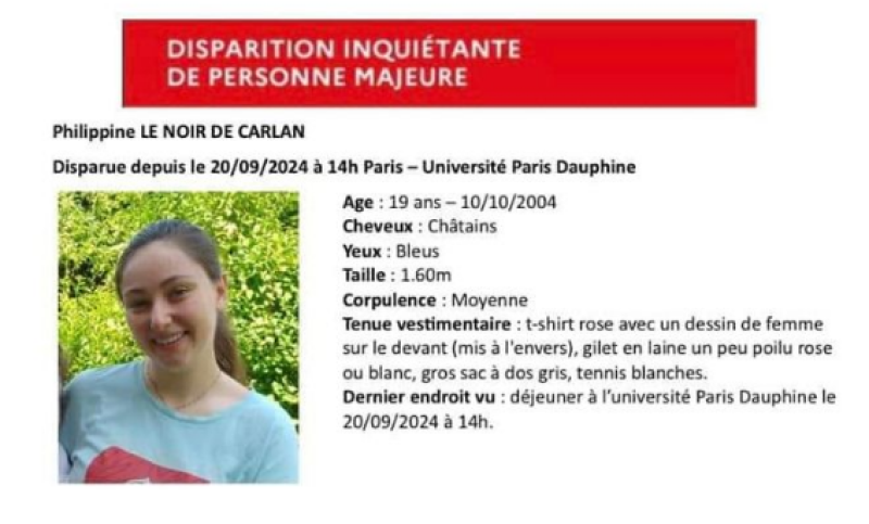 Mysterie in Parijs: adellijke studente Philippine Le Noir de Carlan (19) dood - “Ik zal nooit de glimlach op haar gezicht vergeten”
