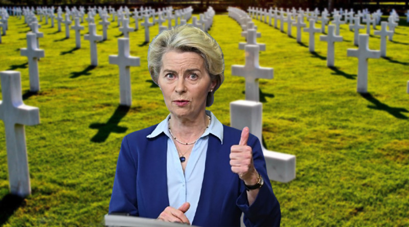 Ursula von der Leyen spreekt oorlogstaal