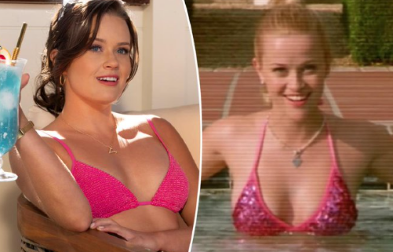 🎥 Dochter van Reese Witherspoon doet bikiniscène uit Legally Blonde lichtjes over
