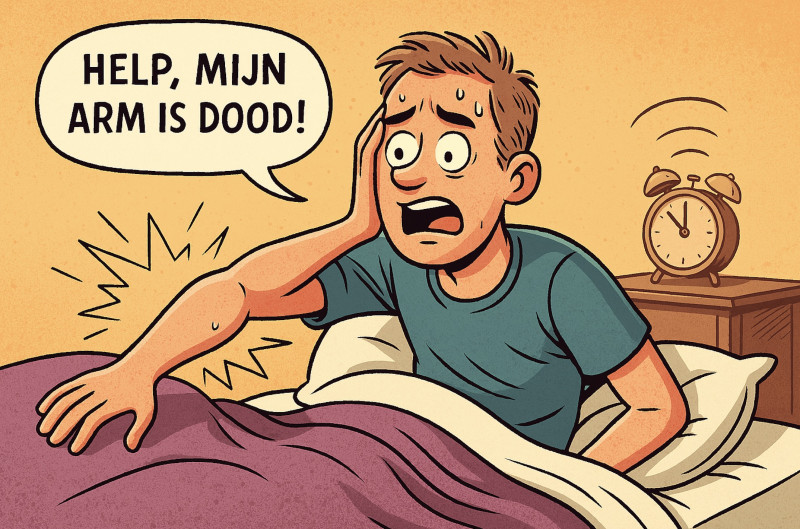 Help, mijn arm is dood: waarom onze ledematen soms in slaap vallen