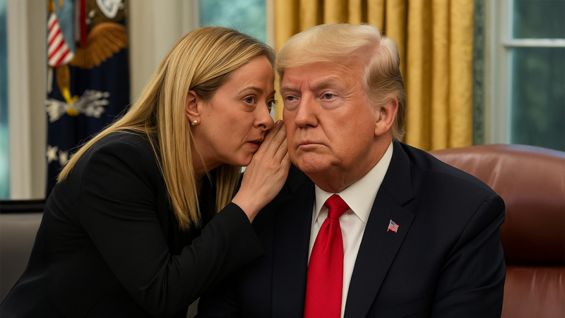 Meloni meets Trump: redt vriendschap Italië van handelsoorlog?