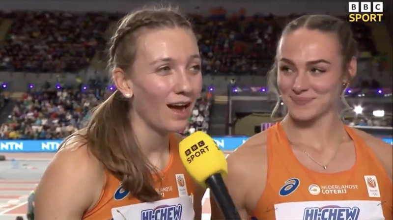 🎥 Oeps: Femke Bol klinkt in een interview als Mickey Mouse