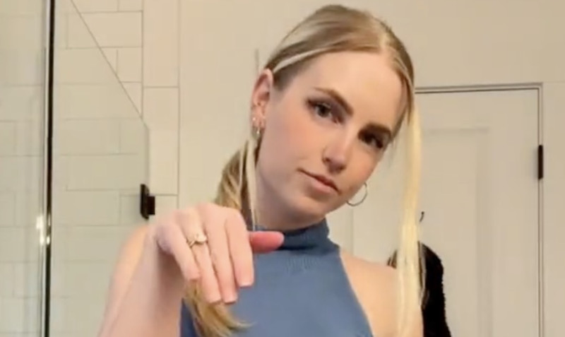 🎥 Ze was blijkbaar haar slipje vergeten