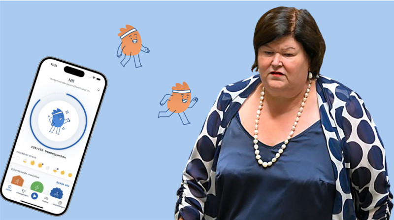 Oh ironie: Maggie De Block wordt het gezicht van een sportapp