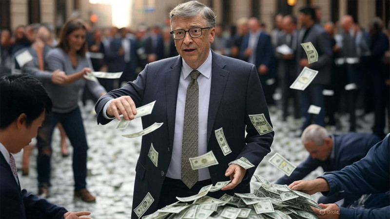 Bill Gates wil doodgaan met lege zakken en een zuiver geweten