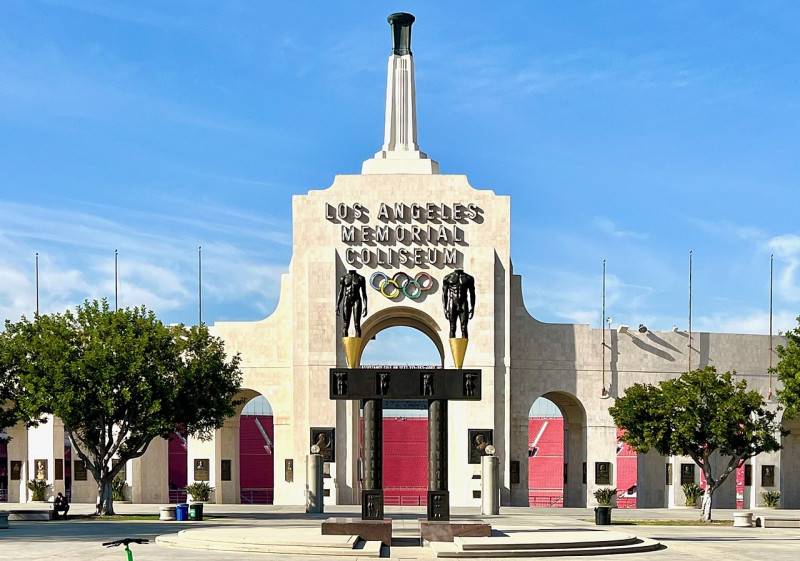 Opening Olympische Spelen LA 2028 in historisch Coliseum