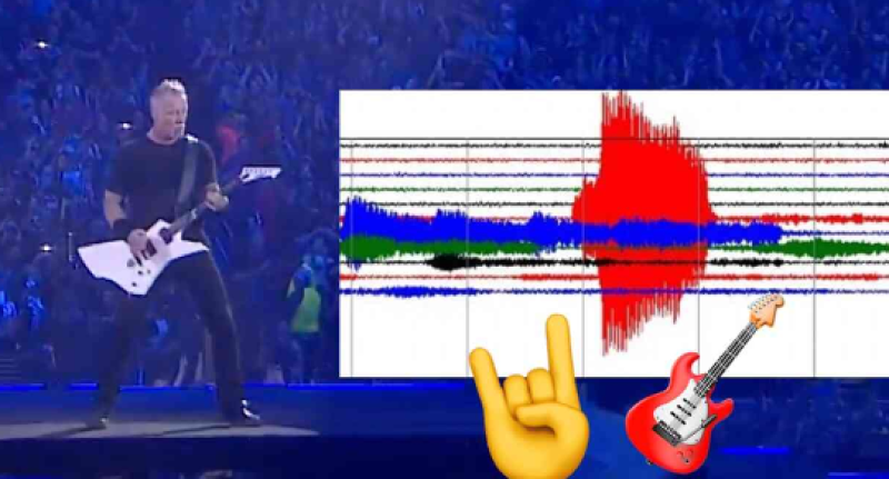 🎥 Metallica veroorzaakt aardbeving in sportstadion