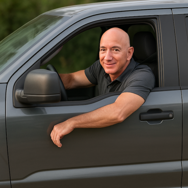 Kan Jeff Bezos met Slate de automotive-strijd winnen van Musk?