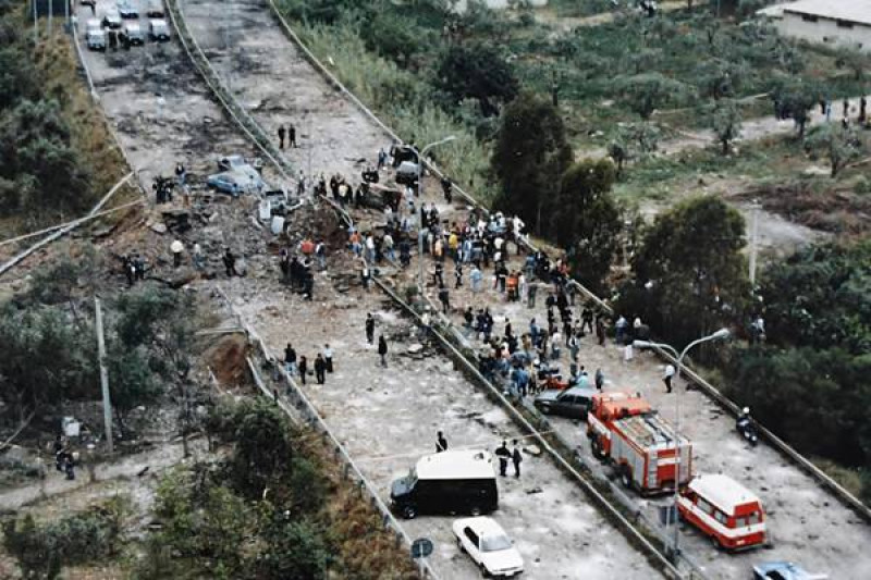 Italië herdenkt bloedbad van Capaci van 23 mei 1992: rechter Falcone vermoord