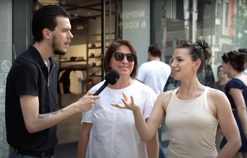 Aangebrand P-straatinterview: “Zij wil altijd haar ti3ten laten zien!”