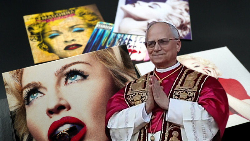 Madonna blijkt familie van de paus (en Justin Bieber ook, helaas)