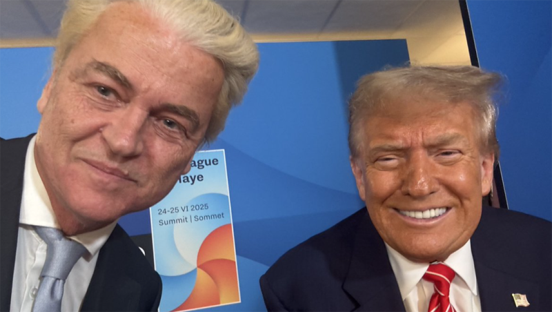 Geert Wilders poseert met Trump, maar die kent hem niet: “Geen idee wie hij is”