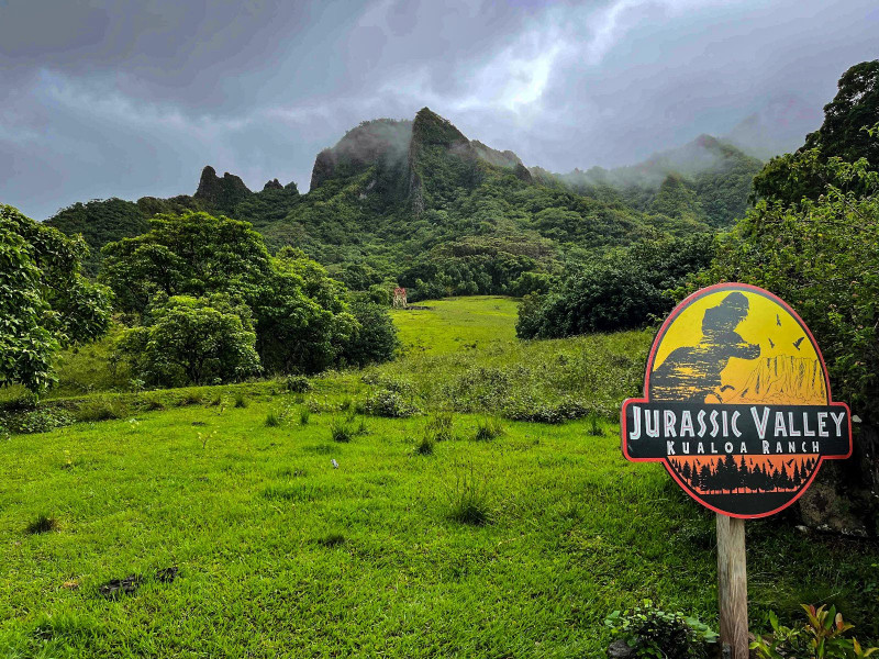 📸 P op bezoek in de natte droom van Jurassic Park-fans: "Chris Pratt was even 'vermist'"