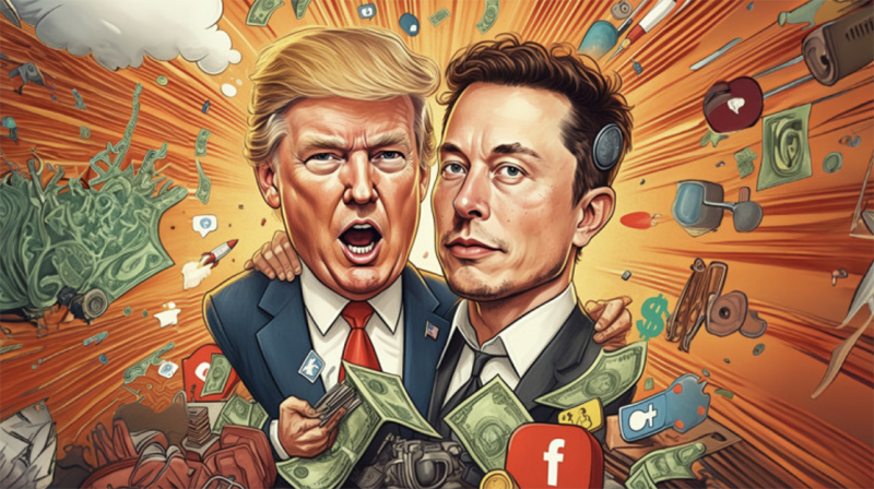 Musk kondigt opstart nieuwe partij aan, Trump lacht hem uit