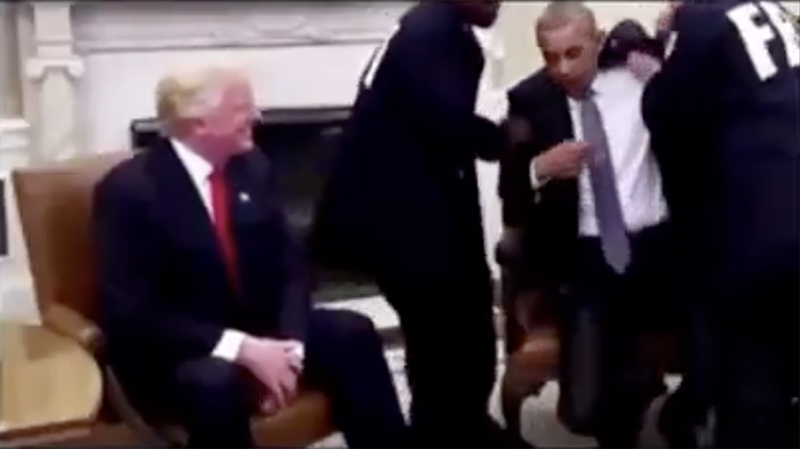 🎥Trump verspreidt deepfake-video van arrestatie van Obama
