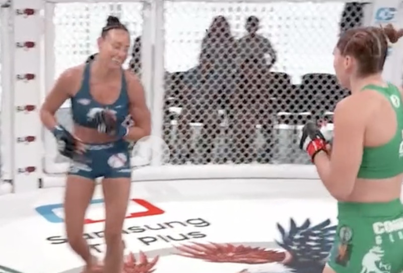 🎥 MMA-vechtster toont per abuis wat teveel tijdens wedstrijd
