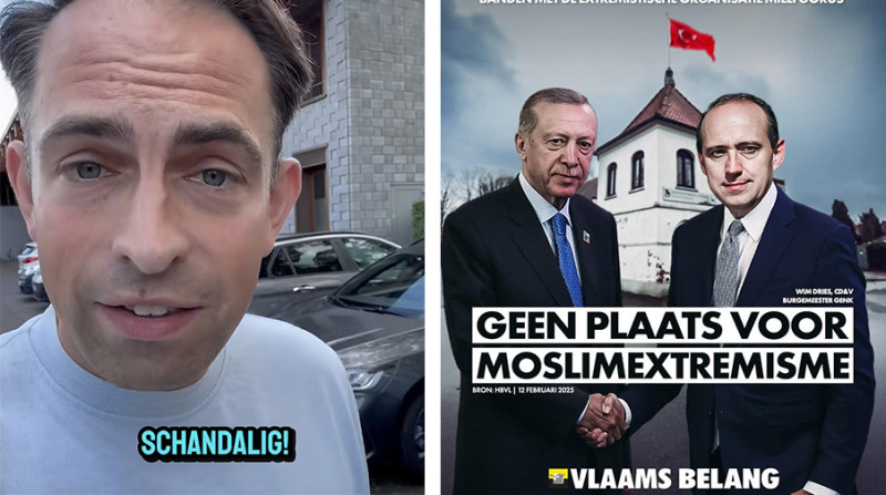 🎥   Politie ondervraagt Tom Van Grieken over het verspreiden van een gemanipuleerde foto van burgemeester van Genk
