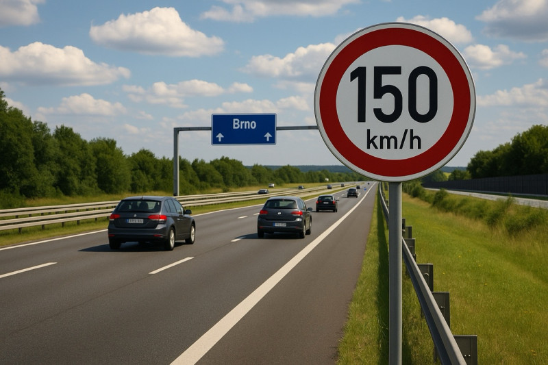 Tsjechië verhoogt snelheidslimiet tot 150 km/u op snelwegen