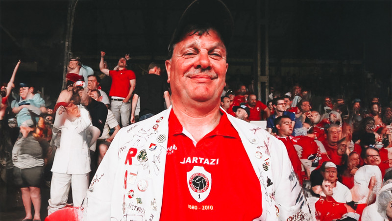 Antwerpen rouwt om geliefde supporter Guido 'Gino Lawijt' Acke