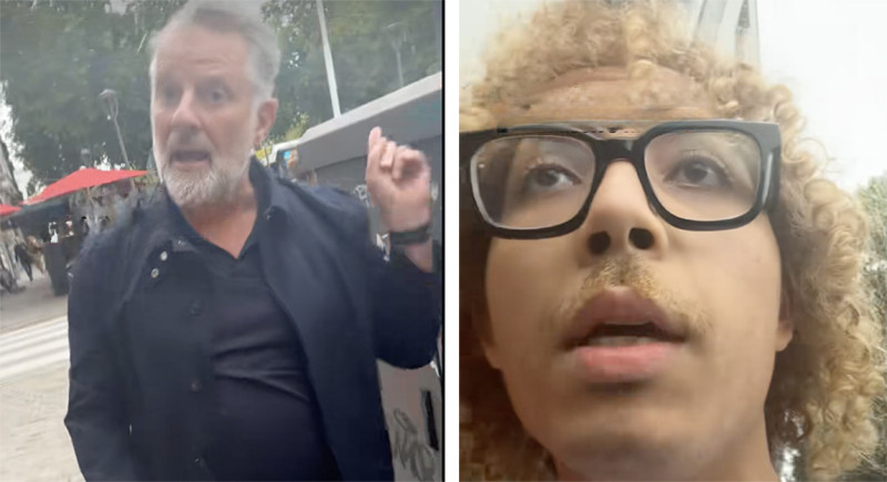 🎥  Antwerps gemeenteraadslid (N-VA) en tiktokker krijgen slaande ruzie over een pro-Israëlische sticker