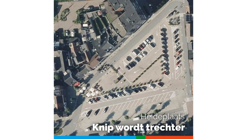 Veiliger schoolomgeving in Niel: Nieuwe verkeersremmer vervangt knip Heideplaats