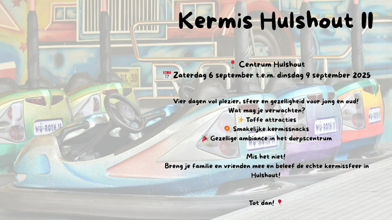 Danscafé zet Hulshoutse kermis in beweging