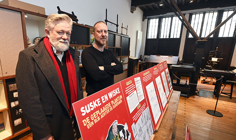 Suske en Wiske-tekenaar Wout Schoonis signeert in Wijnegem