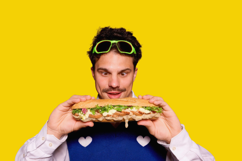 Average Rob lanceert broodje vol-au-vent bij Panos