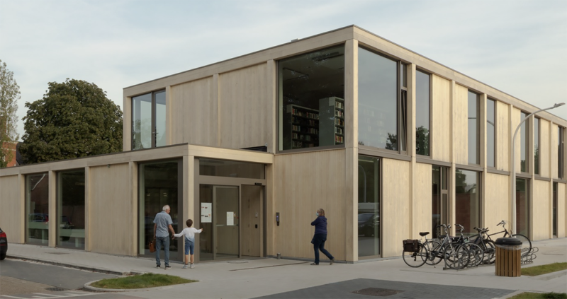 Nieuwe studieruimtes in VTC Kruispunt te Edegem tijdens tweede zit