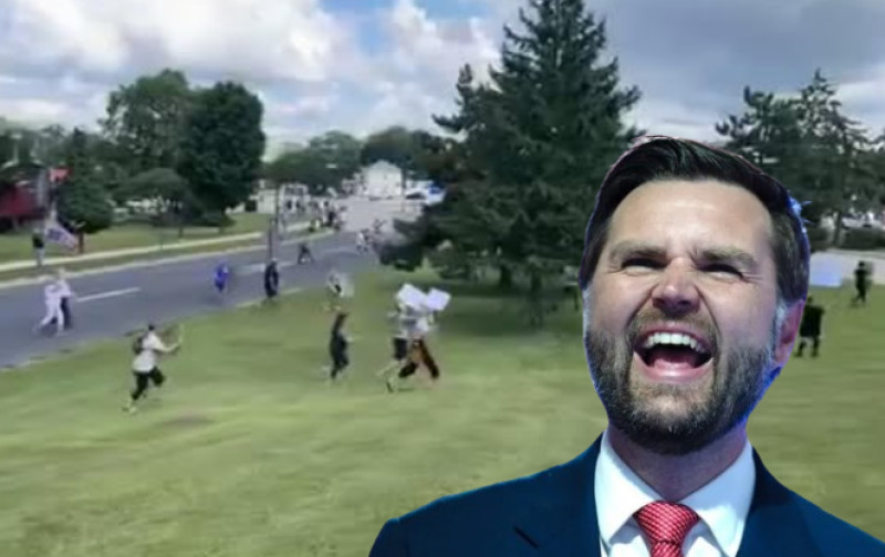 🎥 JD Vance trolt op hilarische wijze demonstranten