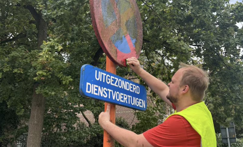 Ludieke actie voor meer verkeersveiligheid in Edegem