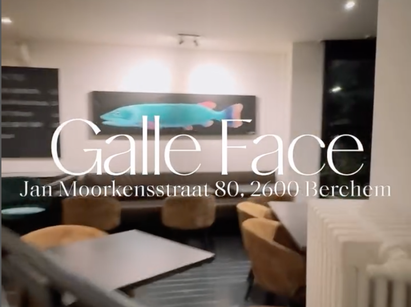 Heropening Galle Face: Een verse start op nieuwe locatie in Berchem
