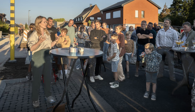 Slachterijstraat in Oostmalle heropent na zes maanden werken