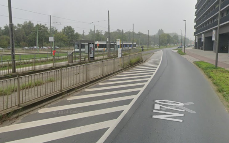 Lichtgewonde bij kop-staartaanrijding op Blancefloerlaan