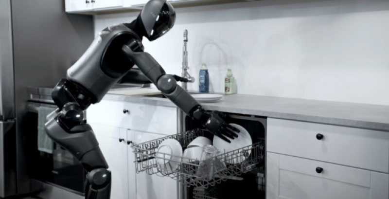 c Goed nieuws voor vrijgezellen: deze robot kan de vaatwasser vullen