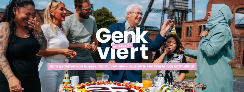 Genk viert 25-jarig bestaan met nieuw logo en groot stadsfeest