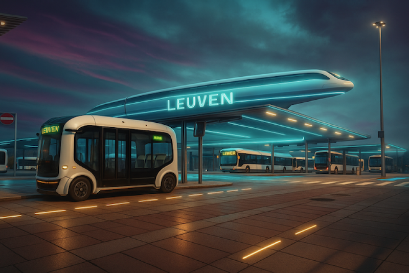 Leuven verwelkomt eerste zelfrijdende shuttles: passagiers welkom vanaf november