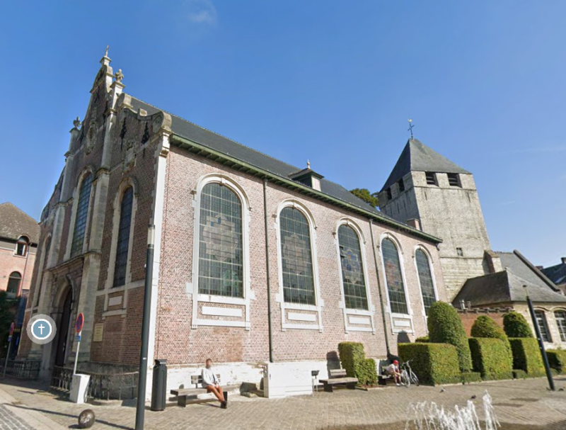 Verfraaiingswerken rond Sint-Egidiuskerk in Sint-Gillis