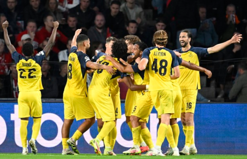 Union mist zijn debuut niet in de Champions League en maakt gehakt van Nederlandse kampioen