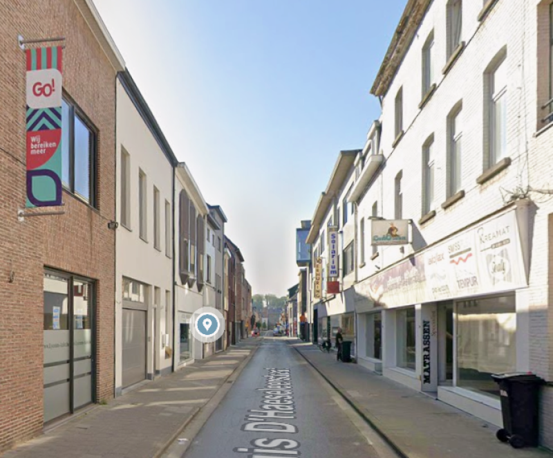 Verkeersonderbreking Louis d’Haeseleerstraat in Aalst door werkzaamheden