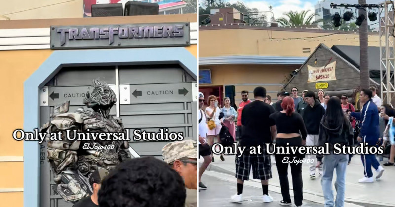 🎥 Universal Studios’ Megatron-acteur betrapt op aanmoedigen van vechtpartij
