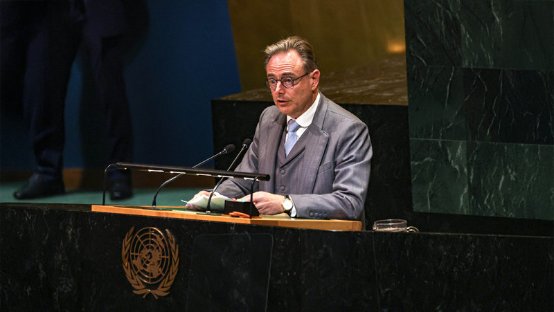 De Wever speecht tegen Trump, maar noemt hem niet bij naam