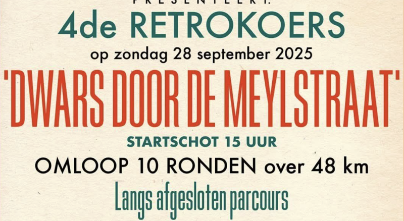 Duffels retrokoers beleeft nieuwe editie met gesloten circuit